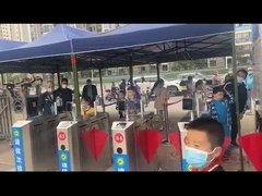 소동 장애물 게이트 철회할 수 있는 소동 장애 광 배리어 회전식 십자문