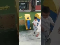 을숙도어린이놀이시설을 위한 40p/minute 유치원 변동 장애물 게이트 회전식 십자문 0.2s